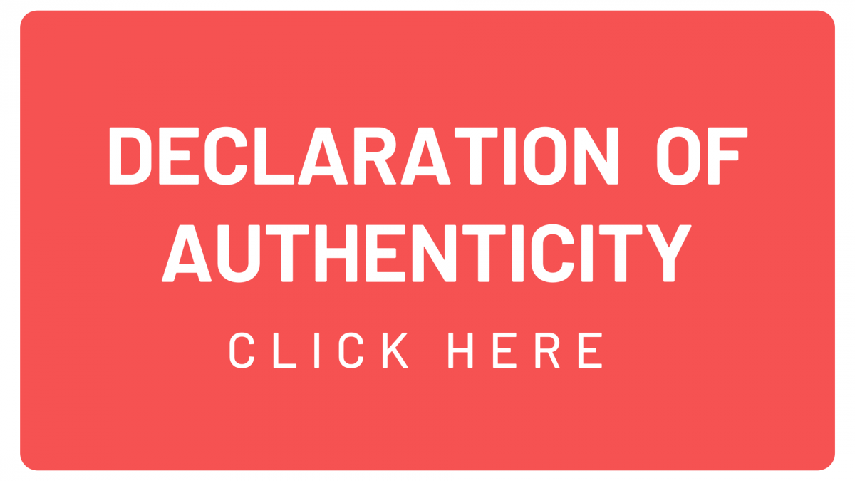 Declaration of Authenticity