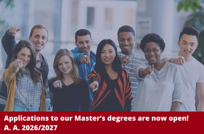Collegamento a The Call for Admissions to our Master's degrees is now open!
