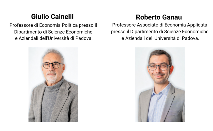 Giulio Cainelli e Roberto Ganau