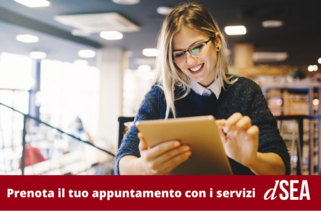 Collegamento a Prenota il tuo appuntamento con i servizi dSEA